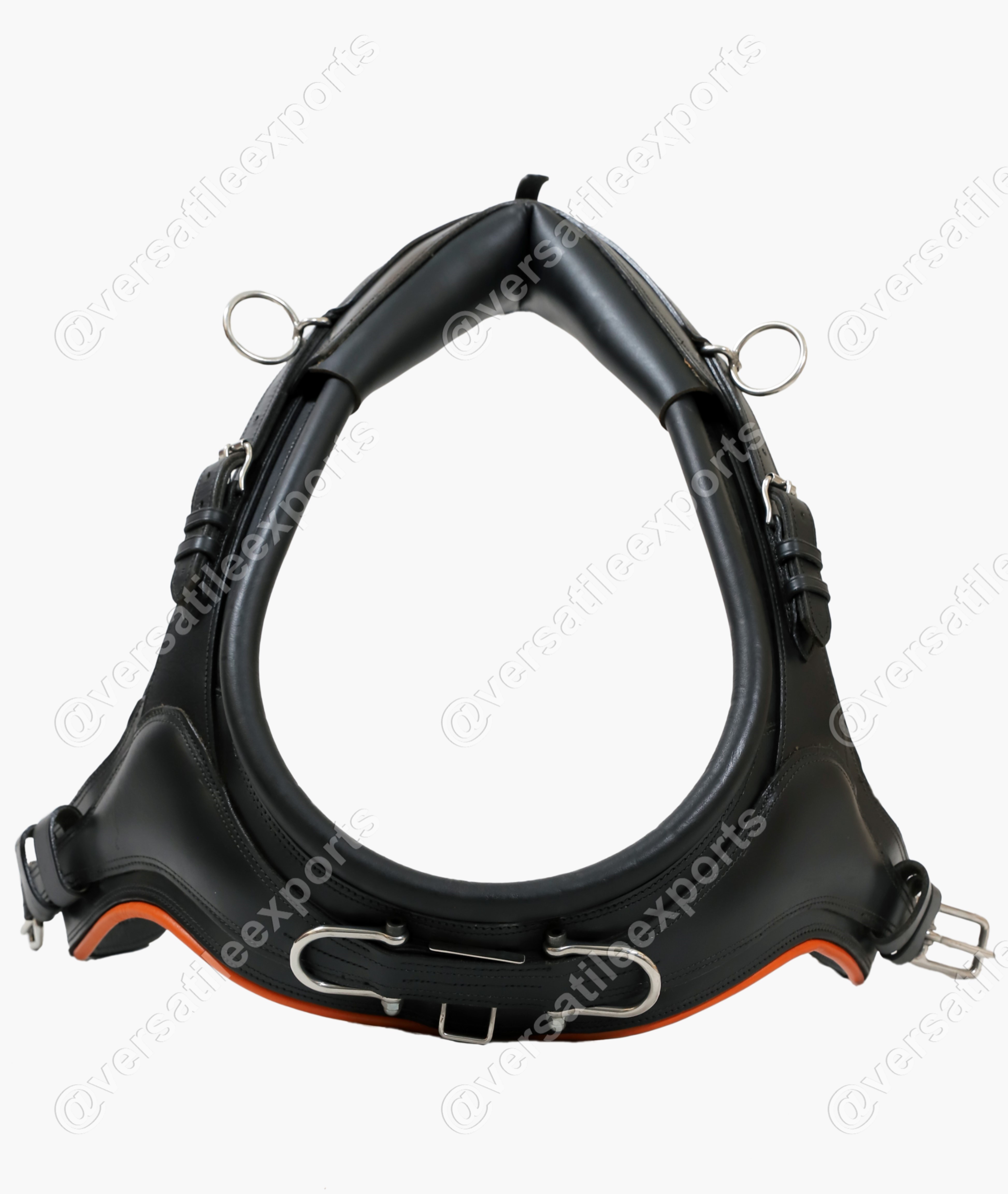 Carriage Driving Harness with Euro Collar